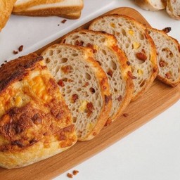 Bacon Cheese Sourdough (Half Loaf)