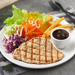 สเต็กหมูดั้งเดิม(ไม่เผ็ด)