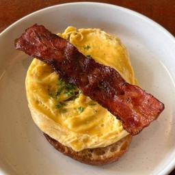 Scrambled Eggs Sour Dough