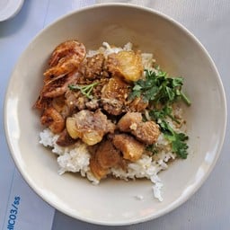 ข้าวต้มแห้ง-หมูบะเต็ง