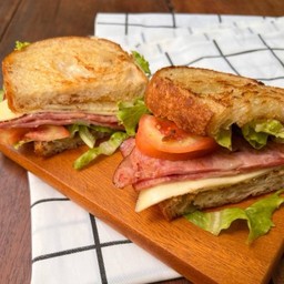 Sour dough ham cheese