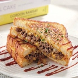 Ground Beef Grilled Cheese Sandwich