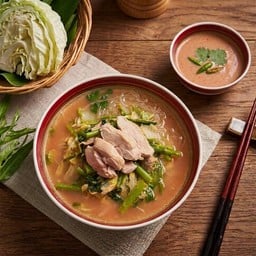 สุกี้น้ำ สูตรโบราณ ใส่ไก่ น้ำจิ้มรสเด็ดเข้มข้น