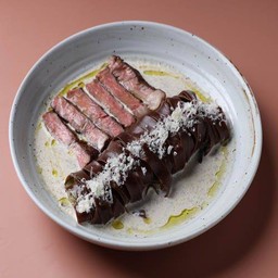 Truffle Cream Sauce with Striploin