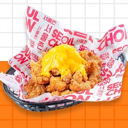 ไก่ป๊อปเกาหลีราดชีสซอส