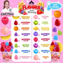 (เลือกรสเอง / 20฿ คือค่าเเพ๊คน้ำแข็งค่ะ) ฟรุ๊ตป็อป Fruitpop ไอศครีมผลไม้เเท้100% เคลือบไวท์ช็อกโกแลต