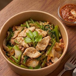 สุกี้แห้ง สูตรโบราณ ใส่ไก่ น้ำจิ้มรสเด็ดเข้มข้น