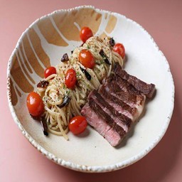 Aglio e Olio with Striploin