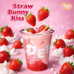 Straw Bunny Kiss