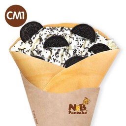 CM1 วิปครีมคาราเมล+โอริโอ้+ช็อกโกเรนโบว์