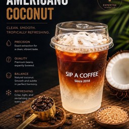 Coconut Americano (อเมริกาโน่น้ำมะพร้าวสด)