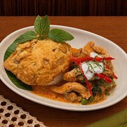 ข้าวแพนงหมู+ไข่เจียว