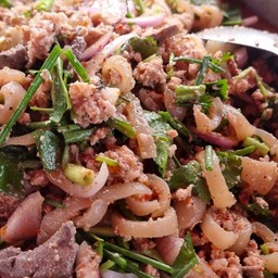 ลาบหนังหมู