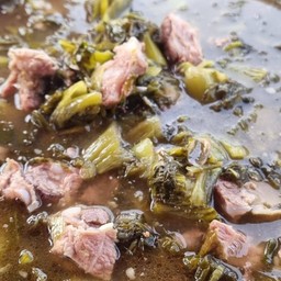 ต้มผักกาดหมู ดองเองโบราณ