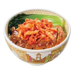 ข้าวหน้าไก่เทริยากิกิมจิ