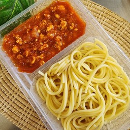 (อาหารคลีน) box สปาเก็ตตี้ซอสมะเขือเทศอกไก่
