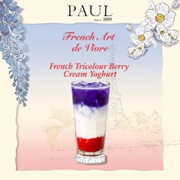 French Tricolour Berry Cream Yoghurt