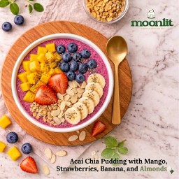 Daydream Açaí Berry Chai pudding Bowl