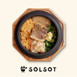 ข้าวอบปลามาไดและหอยเชลล์