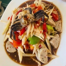 ตำปูปลาร้า หมูยอ