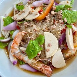ยำวุ้นเส้นทะเลรวมมิตร