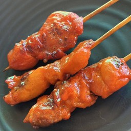 เนื้อไก่แดง+ข้าวเหนียว