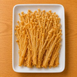 เห็ดเข็มทองทอดโรยผงหม่าล่า