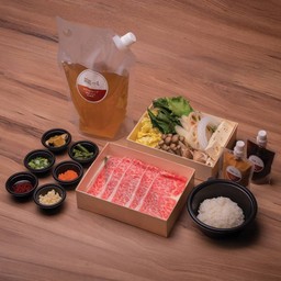 Shabu Set  - Zabuton A5 (Truffle Tori Paitan Soup)