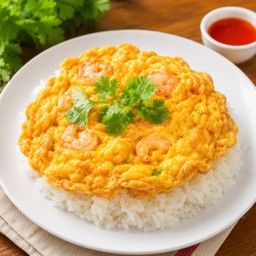 ข้าวไข่เจียวกุ้ง