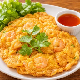 ไข่เจียวกุ้ง (ชุดกับ)