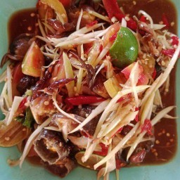 ส้มตำอีสานมักม่วน(ลุงอ็อด&ป้าลั่น) คอนโดบ้านเทพารักษ์