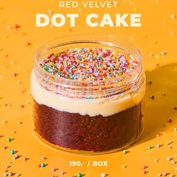 Red Velvet Dot Cake
