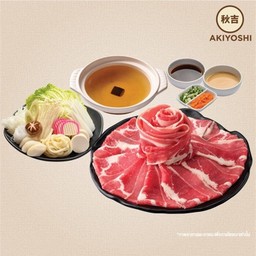Set M ชาบู ชาบูเนื้อติดมันคารุบิ