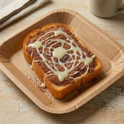 Milo Milk Drizzle Toast-ขนมปังปิ้งไมโลราดนม