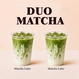 DUO Matcha Latte - มัทฉะลาเต้x2