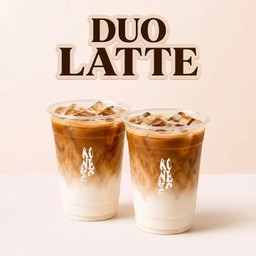 DUO Latte - กาแฟลาเต้x2