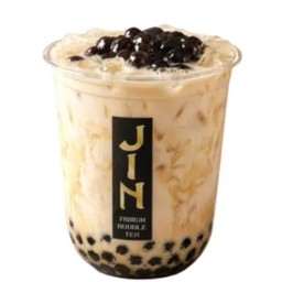 ชานม มะลิ + ไข่มุกลาวา