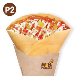 P2 ซอสพิซซ่า+ชีส+ปูอัด+สับปะรด