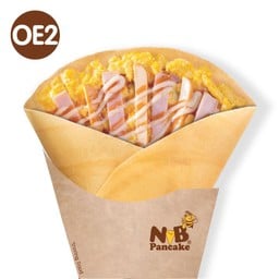 OE2 ไข่+แฮม+ไส้กรอก
