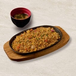 ข้าวผัดซาฮั่ง พร้อมซุป