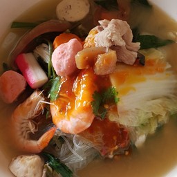 สุกี้น้ำหมู+ทะเล