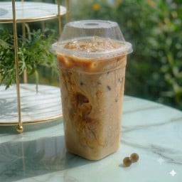 ยำขนมจีนและกะเพราพริกแห้งคั่ว (ตรงข้ามกินดีโคราช)