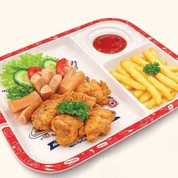 มินิปาร์ตี้ชุดไก่ทอดและเฟรนช์ฟรายส์
