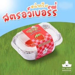 [ เค้กพี่หมี ] หน้าครีมสตรอว์เบอร์รี่