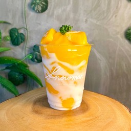 Mango Smoothie Yogurt มะม่วงปั่น + โยเกิร์ต