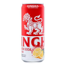 SINGHA RED LEMON SODA