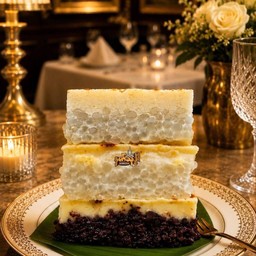 Trio Coconut, Durian, Black Sticky Rice