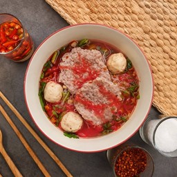 เย็นตาโฟหมูเด้งธรรมดา