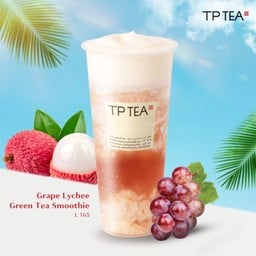 Grape Lychee Green Tea Smoothie สมูทตี้ชาเขียวองุ่นลิ้นจี่
