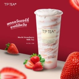 Mochi Strawberry Milk Tea ชานมโมจิสตรอว์เบอร์รี